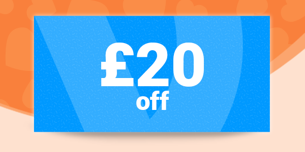 &pound; 20 off